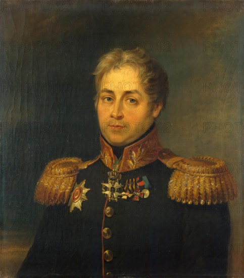 Portrait of Iosif K. Sokolovsky (1763 - after 1836), 1823. Creator: Workshop of George Dawe.