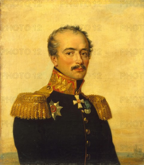 Portrait of Ivan M. Vadbolsky (1781-1861), 1823. Creator: Workshop of George Dawe.