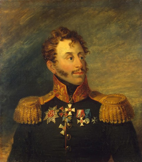Portrait of Karl B. von Knorring (1774-1817) (3rd), 1823. Creator: Workshop of George Dawe.