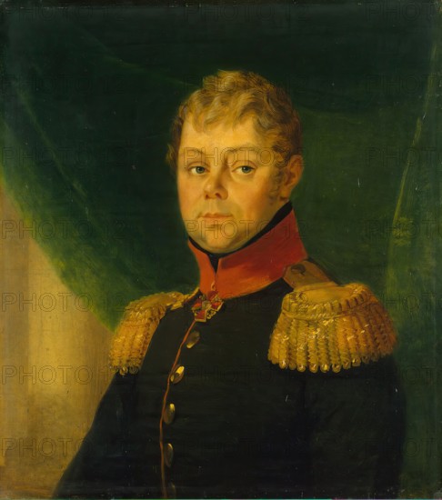 Portrait of Fyodor V. Nazimov (1764-1827), 1824. Creator: Workshop of George Dawe.
