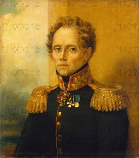 Portrait of Ivan G. Heidenreich (1769-1839), 1824. Creator: Workshop of George Dawe.