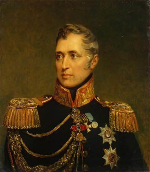 Portrait of Karl O. Pozzo di Borgo (1764-1842), 1824. Creator: Workshop of George Dawe.