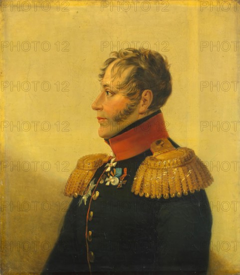 Portrait of Yegor A. Akhte (1772-1826), 1828. Creator: Workshop of George Dawe.