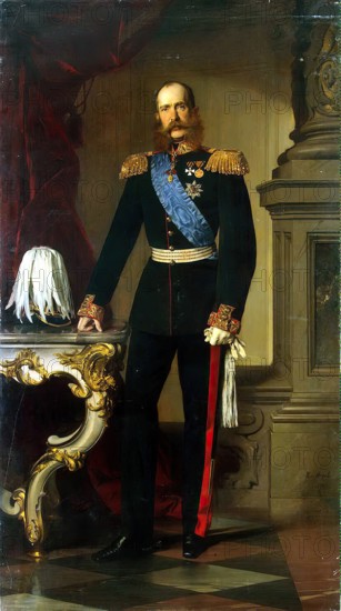Portrait of Franz Josef I, Emperor of Austria, 1874. Creator: Heinrich von Angeli.