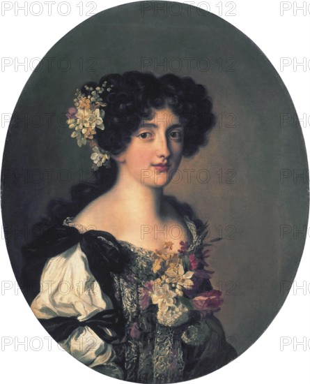 Portrait of Hortense Mancini (?), 1665. Creator: Jacob Ferdinand Voet.