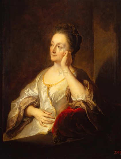 Portrait of Jeanne de Troy, the Artist's Wife, 1704. Creator: Jean Francois de Troy.