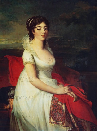 Princess Yelizaveta Shakhovskaya, 1806. Creator: Jean-Laurent Mosnier.