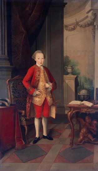 Portrait of Joseph, Prince of Brasil and Beira, 1773. Creator: Miguel Antonio do Amaral.