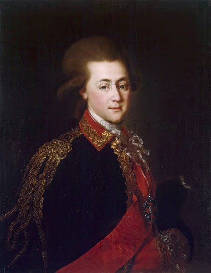 Portrait of Alexander Lanskoi, 1775. Creator: Unknown.