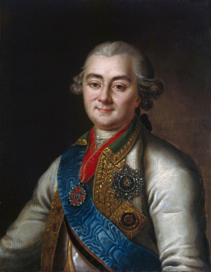 Portrait of Count Alexei Orlov of Chesme, 1782. Creator: Unknown.