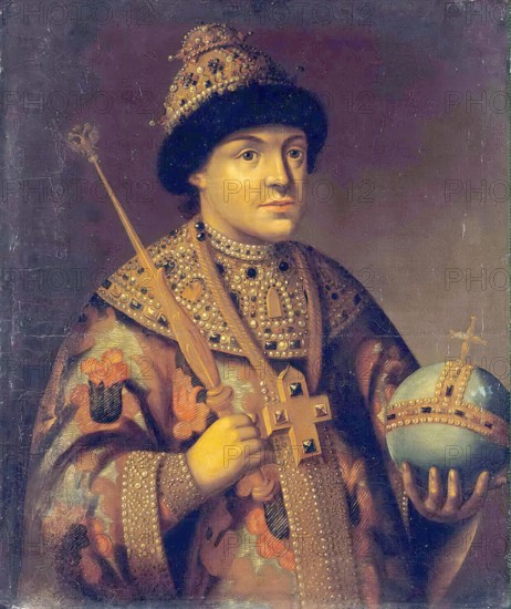 Portrait of Fiodor Alexeyevich Romanov, (1670s), 1825. Creator: Unknown.