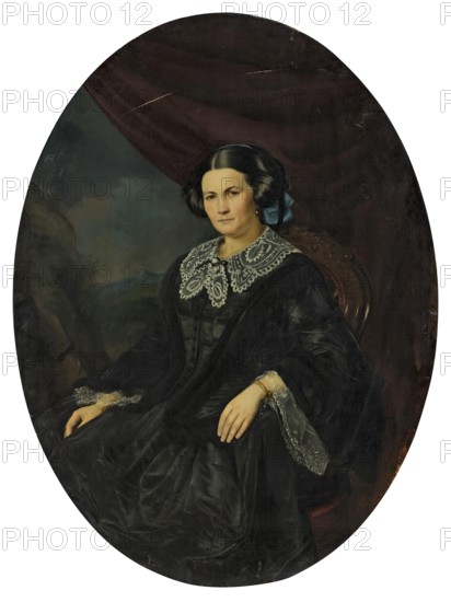 Portrait of E.K. Rukavishnikova, 1864. Creator: Unknown.