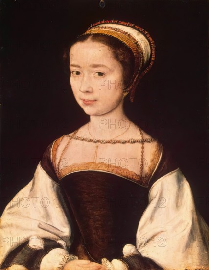 Portrait of a Woman, 1535. Creator: Corneille de Lyon.