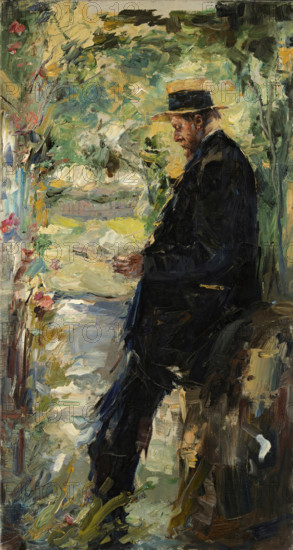 Portrait of the Veterinarian Reindl, 1905. Creator: Aleksey Korin.
