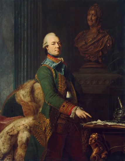Portrait of Count Zakhar Chernyshev, 1776. Creator: Alexander Roslin.
