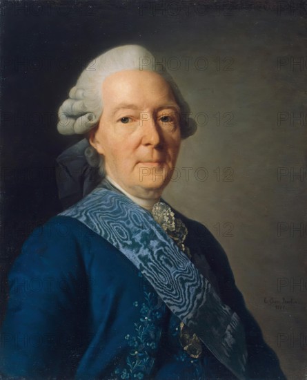 Portrait of Ivan Ivanovich Betskoi, 1777. Creator: Alexander Roslin.