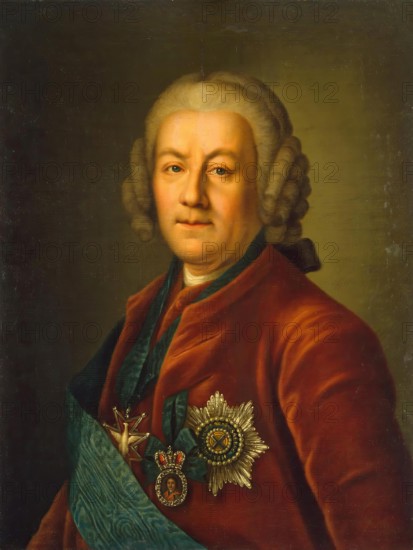 Portrait of Alexei Bestuzhev-Ryumin, 1775. Creator: Unknown.
