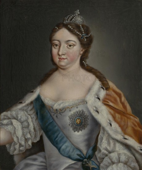 Portrait of Empress Anna Ioannovna, 1768. Creator: Unknown.