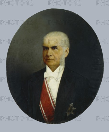 Portrait of Merchant A.G.Eliseev, 1895. Creator: Unknown.