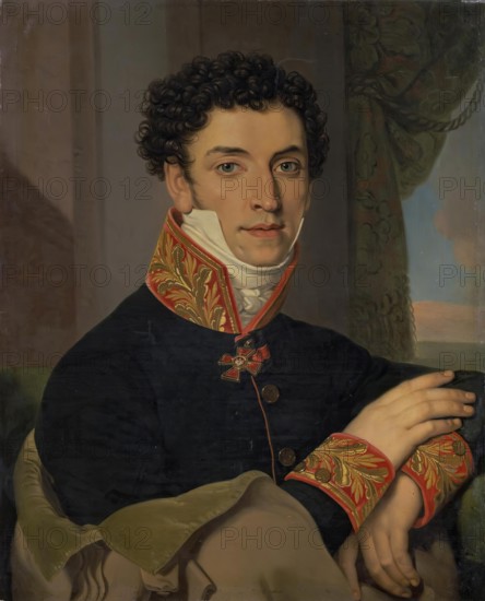 Portrait of Novosiltsev, 1815. Creator: Unknown.
