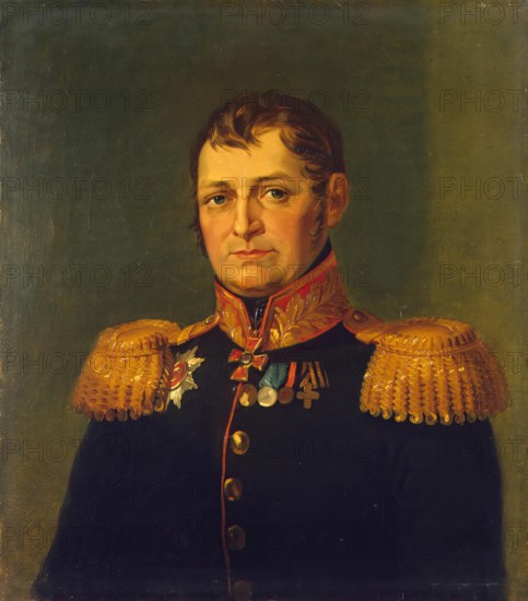 Portrait of Timofey I. Zbiyevsky, (1767-1828), 1830. Creator: Unknown.