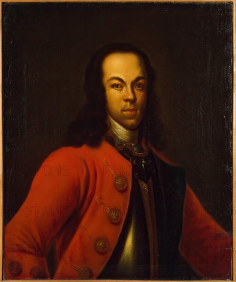 Portrait of Tsarevich Alexei Petrovich, (copy), 1750. Creator: Unknown.