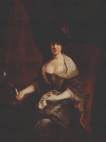 Portrait of Maria Susanna Dinglinger, 1721. Creator: Antoine Pesne.