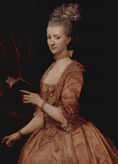 Portrait of a Woman, 1770. Creator: Anton von Maron.