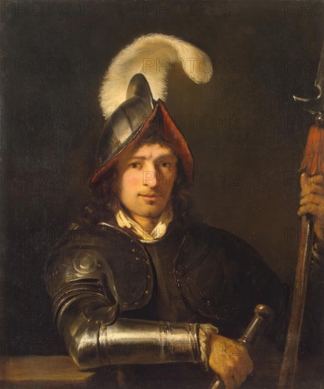 Portrait of an Officer, 1655. Creator: Ferdinand Bol.