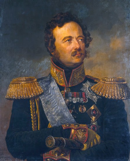 Portrait of Ivan Paskevich, 1886. Creator: Friedrich Randel.
