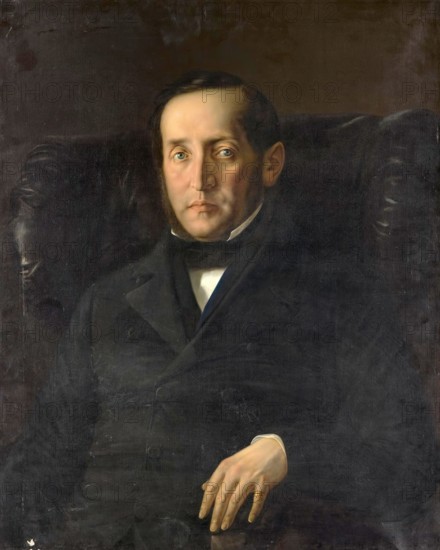 Portrait of Count Nikolai Zubov, 1853. Creator: Fufayev.