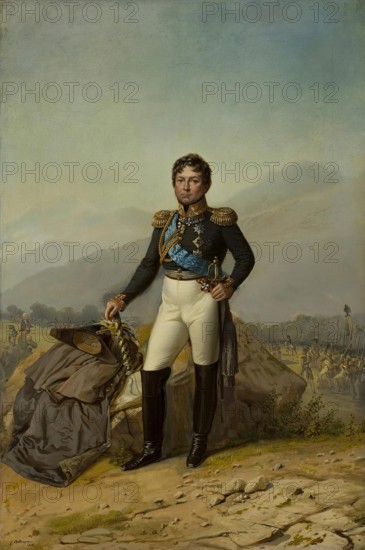 Portrait of Field-Marshal Count I.I. Diebitsch, 1865. Creator: Georg von Bothmann.