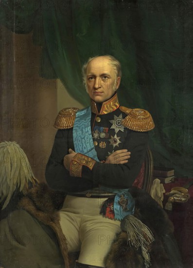 Portrait of Ye. F. Kankrin, 1872. Creator: Georg von Bothmann.