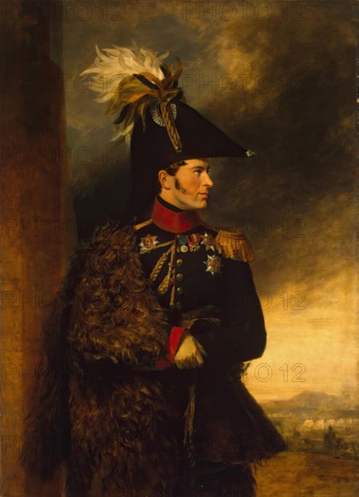 Portrait of Alexander S. Menshikov (1787-1869), 1825. Creator: George Dawe.
