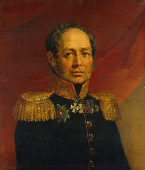 Portrait of Dmitry V. Lyalin (1772-1847/48), 1828. Creator: George Dawe.