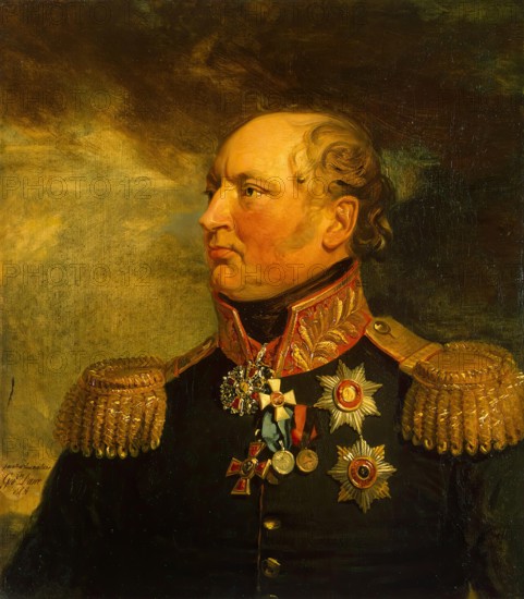 Portrait of Fyodor F. Leviz (1767-1824), 1822. Creator: George Dawe.