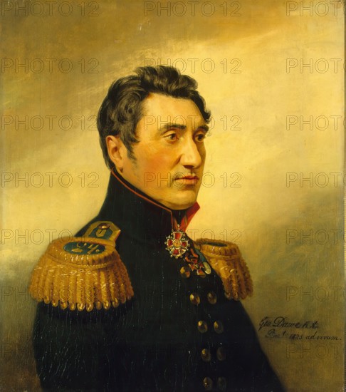 Portrait of Fyodor V. Sazonov (1780- after 1839) (2nd), 1825. Creator: George Dawe.