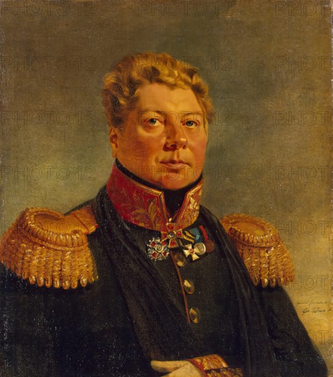 Portrait of Fyodor Ye. Knipper (1767/68-1850), 1822. Creator: George Dawe.
