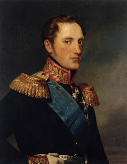 Portrait of Grand Duke Nikolay Pavlovich, 1824. Creator: George Dawe.