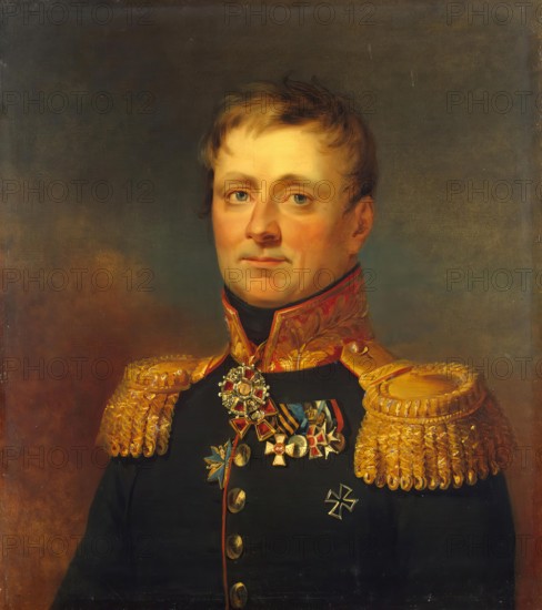Portrait of Karl G. Stahl (1777-1853), 1822. Creators: George Dawe, Workshop of George Dawe.