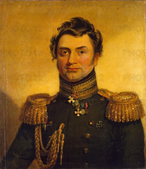 Portrait of Matvey Ye. Khrapovitsky (1784-1847) (replica of the 1821 portrait), 1822. Creator: George Dawe.