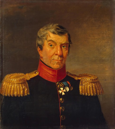 Portrait of Mikhail A. Shkapsky (1754-1815), 1822. Creators: George Dawe, Workshop of George Dawe.