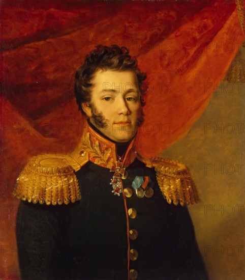 Portrait of Modest M. Okulov (1768-1812), 1823. Creators: George Dawe, Workshop of George Dawe.
