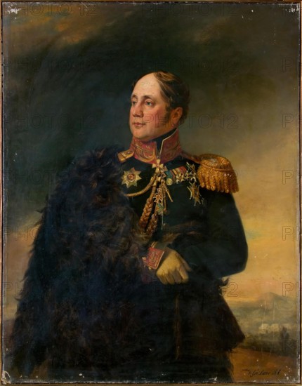 Portrait of Nikolai Sipyagin (1785-1828), 1827. Creator: George Dawe.