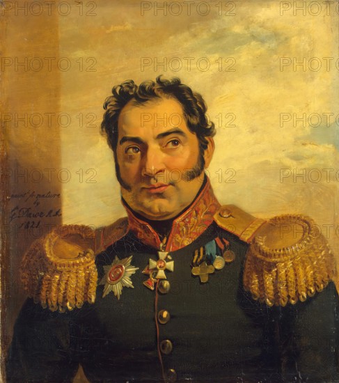 Portrait of Nikolai V. Vuich (1765-1836), 1821. Creator: George Dawe.