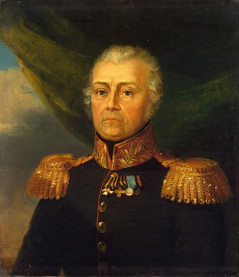 Portrait of Yermolai Ye. Hamper (1750-1814), 1828. Creators: George Dawe, Workshop of George Dawe.