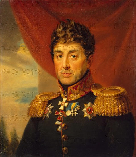 Portrait of Yevstafy Ye. Udom (1760-1836) (2nd), 1822. Creators: George Dawe, Workshop of George Dawe.