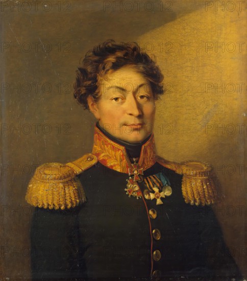 Portrait of Mikhail M. Volkov (1776-1820), 1822. Creators: George Dawe, Workshop of George Dawe.