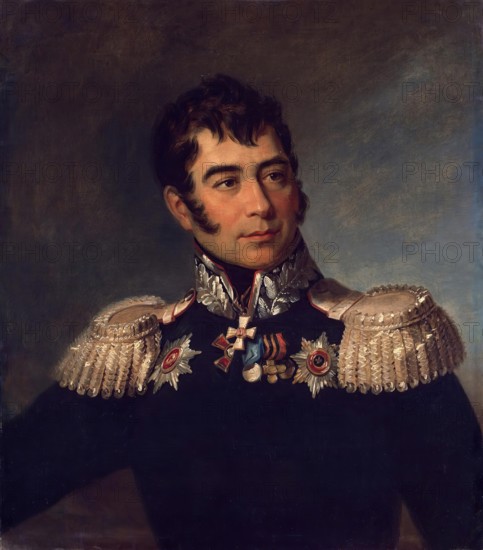 Portrait of Ivan D. Ilovaisky (1766 - after 1827) (4th), 1824. Creators: George Dawe, Workshop of George Dawe.