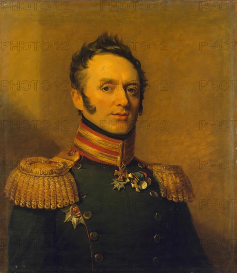 Portrait of Ivan F. Udom (1769-1821) (1st), 1822. Creators: George Dawe, Workshop of George Dawe.